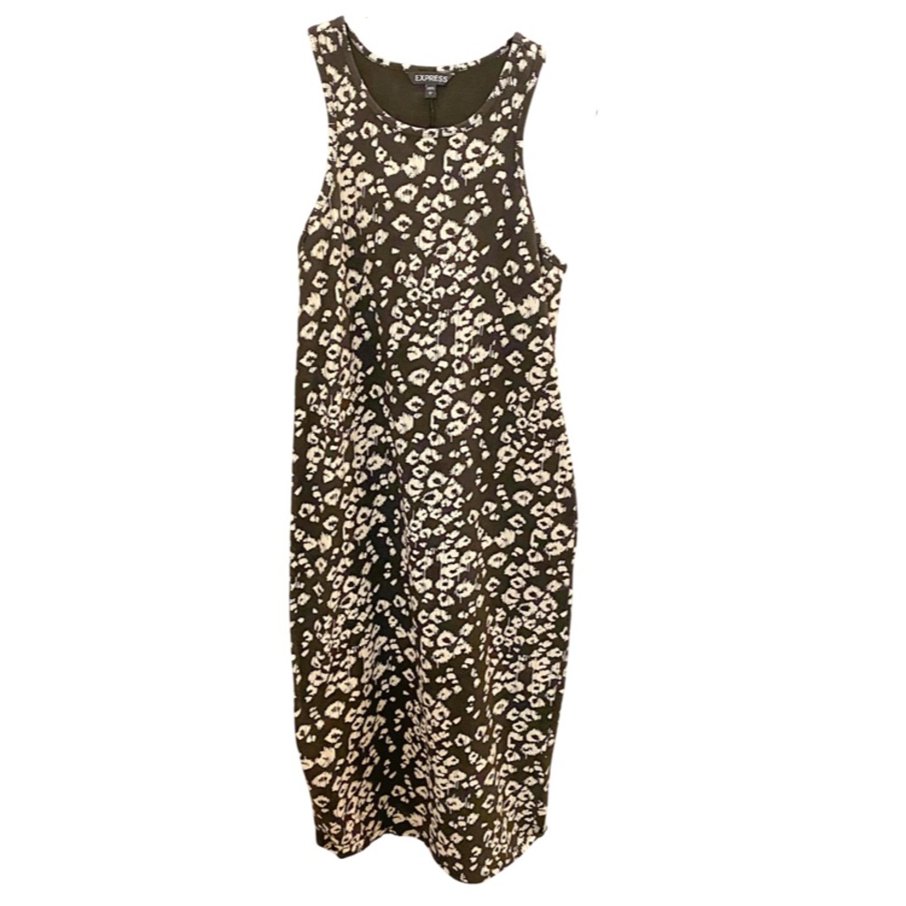 Express Bodycon Leopard Dress